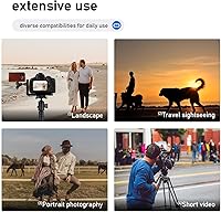 Vista 8 de Cámara con soporte en L para DSLR vertical horizontal Trípode de liberación rápida Compatible con Canon Nikon Sony DJI Osmo Ronin Zhiyun