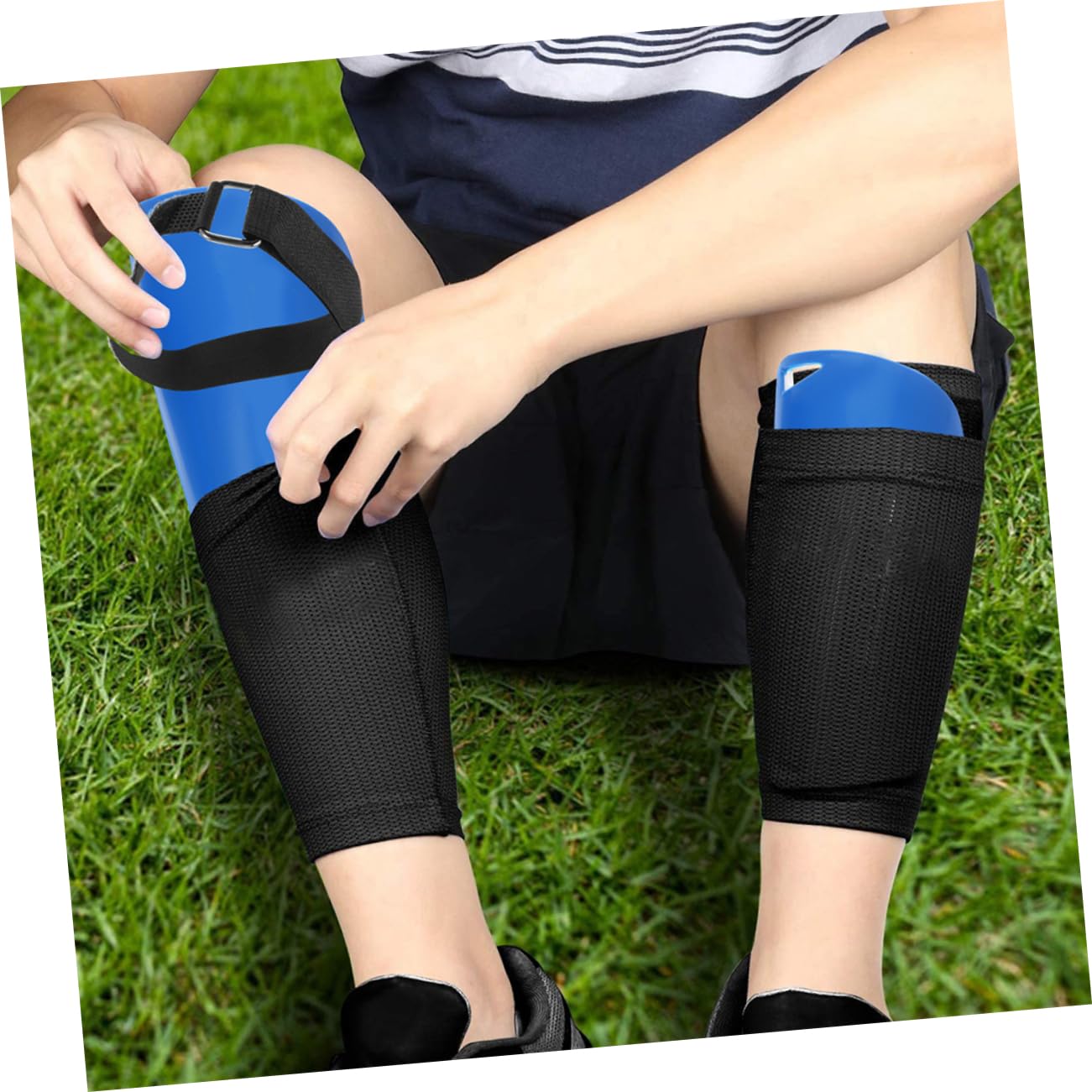 SUPVOX Baseball Leggings Protège-Tibia Sangle De Jambe De Sport Capteurs De Baseball Sangles D'Engrenage Protège-Jambes Sangles pour Remplacement Fournitures De Sport Tibia Sangle Fixe
