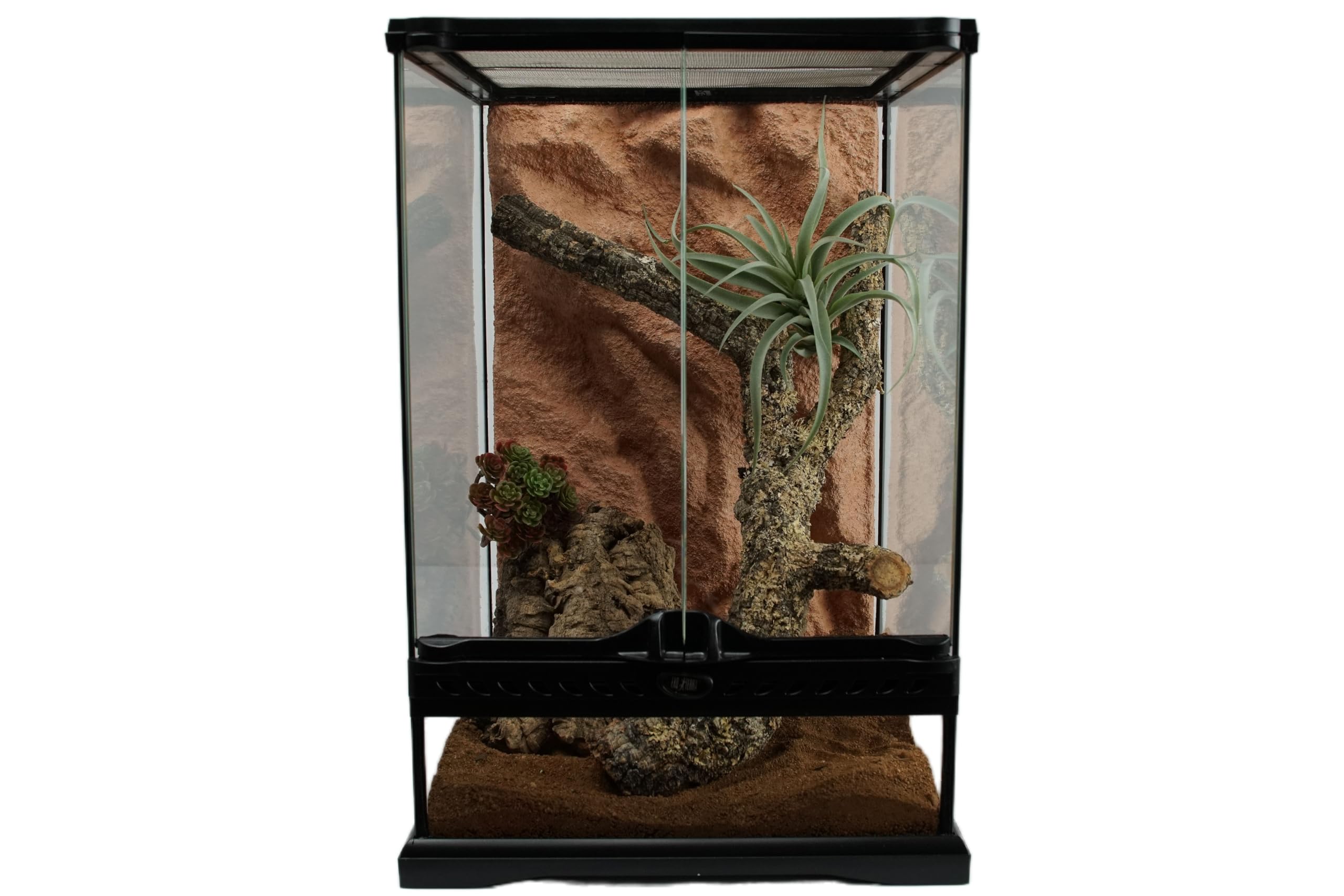 Lucky Reptile Rock Background Scape it Easy Outback Red, 28 x 43 cm, Apto para LifeTarrium 30 x 45