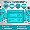 Focus Nootropic Supplement for Memory Brain Support – Natural Nootropic for Cognitive Support, Energy, Mental Clarity, and Concentration Boost – 60 Capsules