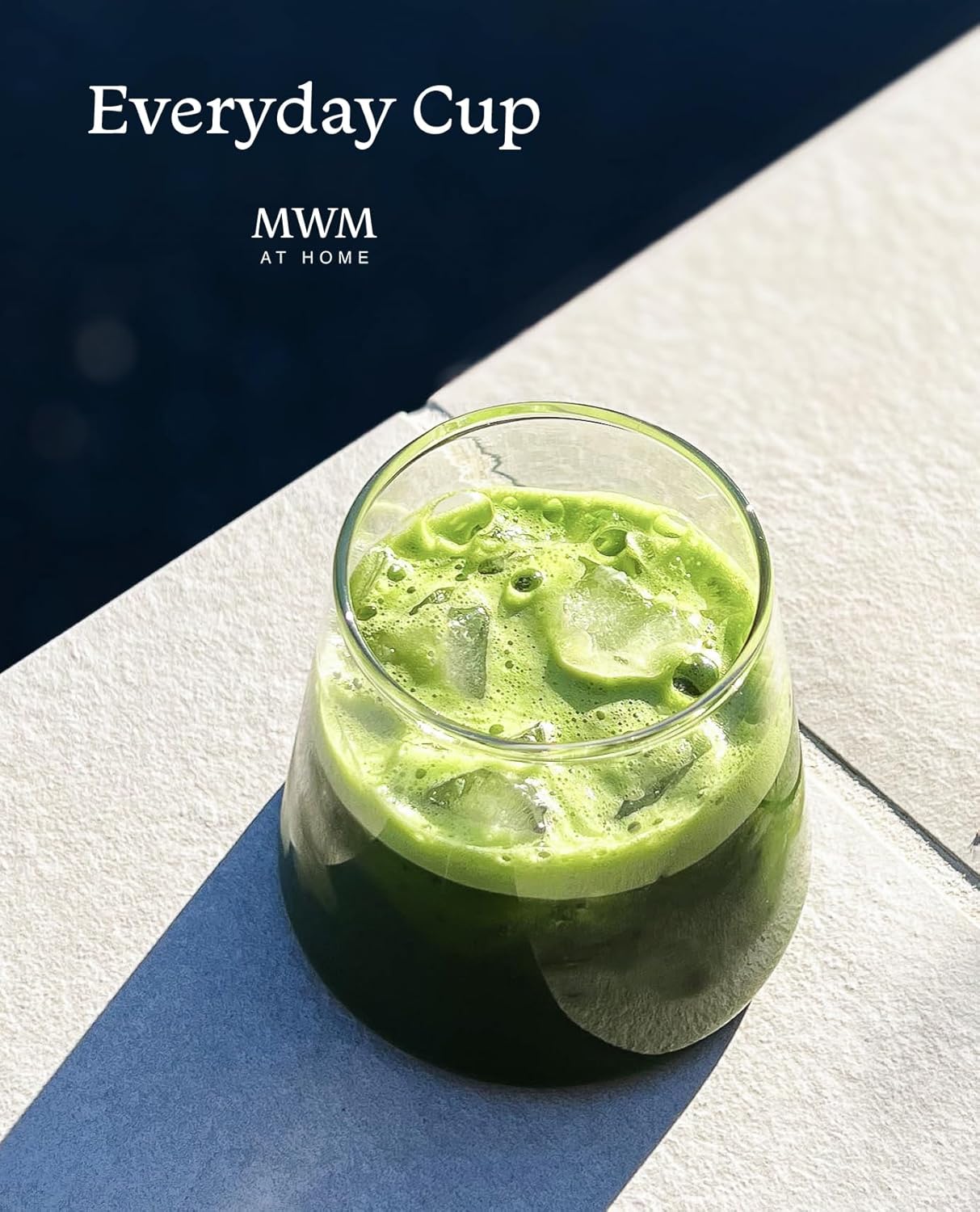 The Everyday Cup, Set of 4 - Versatile Crystal-Clear Glass Cups Made for Special Drinks, Juices, Water and More - Sustainably Produced and Packaged