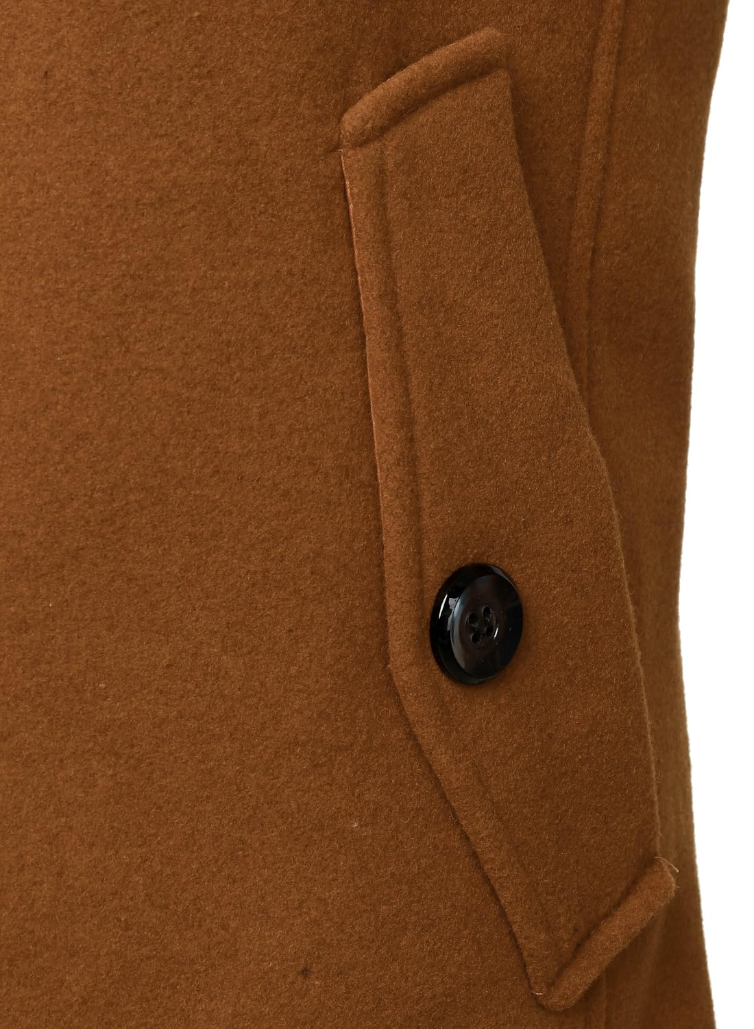 Cappotti in misto lana da uomo con cerniera staccabile Inverno caldo Jakcet Monopetto Business Giacca a vento Pisello Cappotto