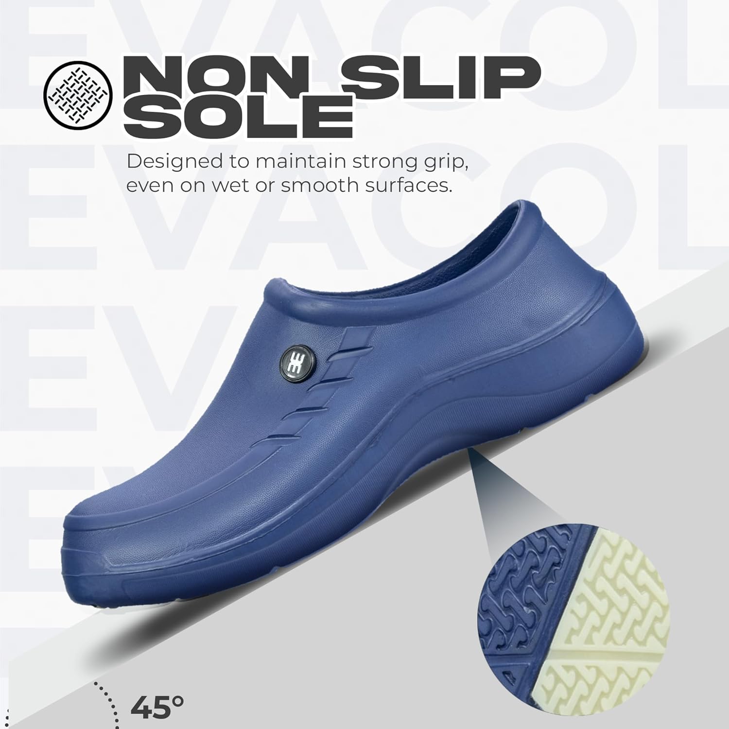 Non Slip Shoes for Men - Slip On Clogs, Comfortable Work Shoes