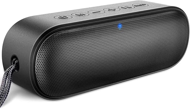 LENRUE Loud Series Bluetooth Speaker, Outdoor Enhanced IPX7 Waterproof Portable Speakers with Rich Bass, 14W HD Sound, 20-Hour Playtime, Wireless Speaker Soundbar for Shower, Party, BBQ, Home, Travel