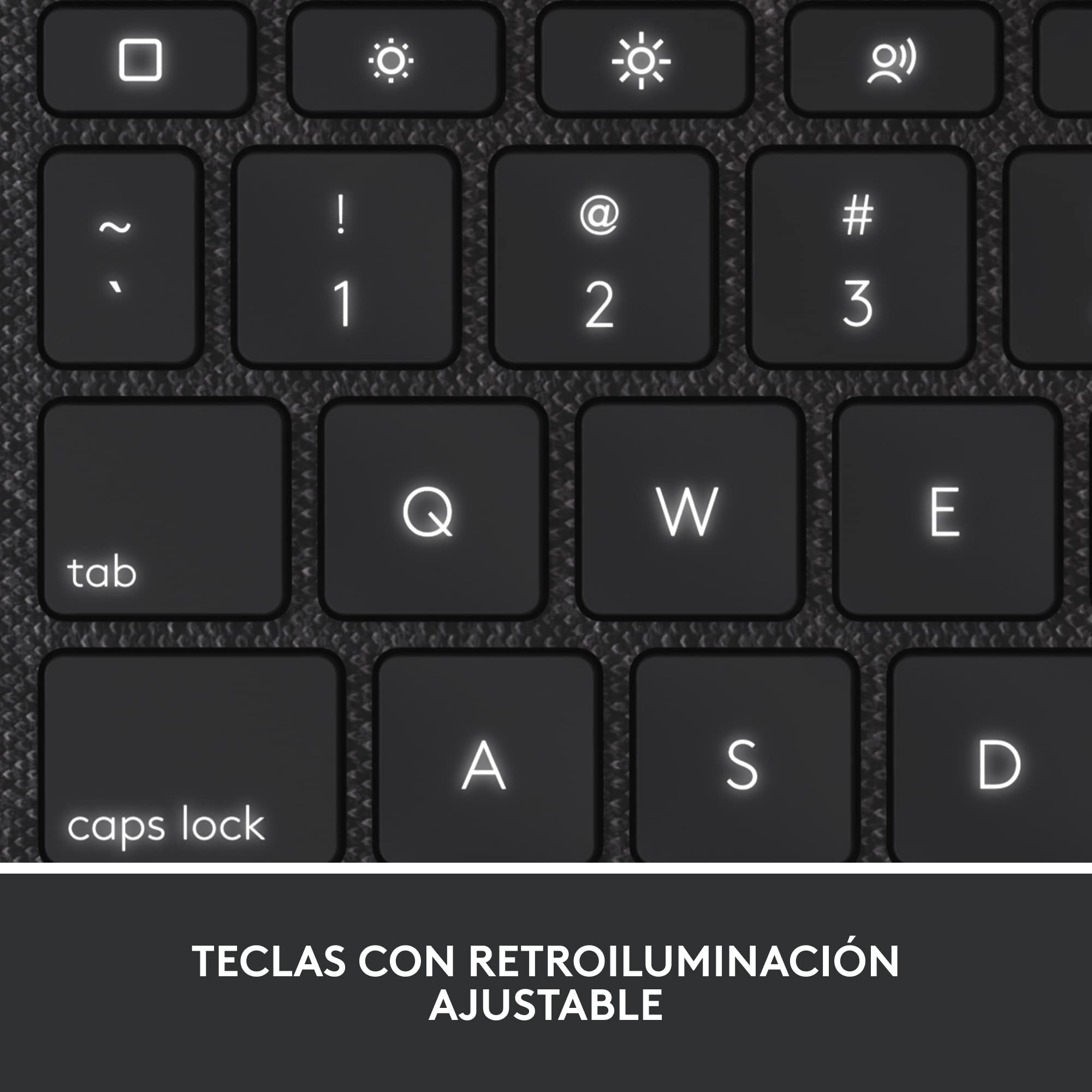 Logitech Combo Touch, Funda con Teclado extraíble para iPad (10.a generación) y A16 Gran trackpad de precisión, Teclado retroiluminado de tamaño Normal y tecnología Smart Connector,QWERTY ESP - Gris