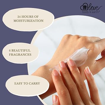 Hand Cream Gift Set - Moisturizing Hand Cream Set with Natural Glycerin and Vitamin E, Pack of 6 Hand Lotion, Gift Sets for Women, Birthday Gifts for Her Valentines Mothers Day Gifts Christmas