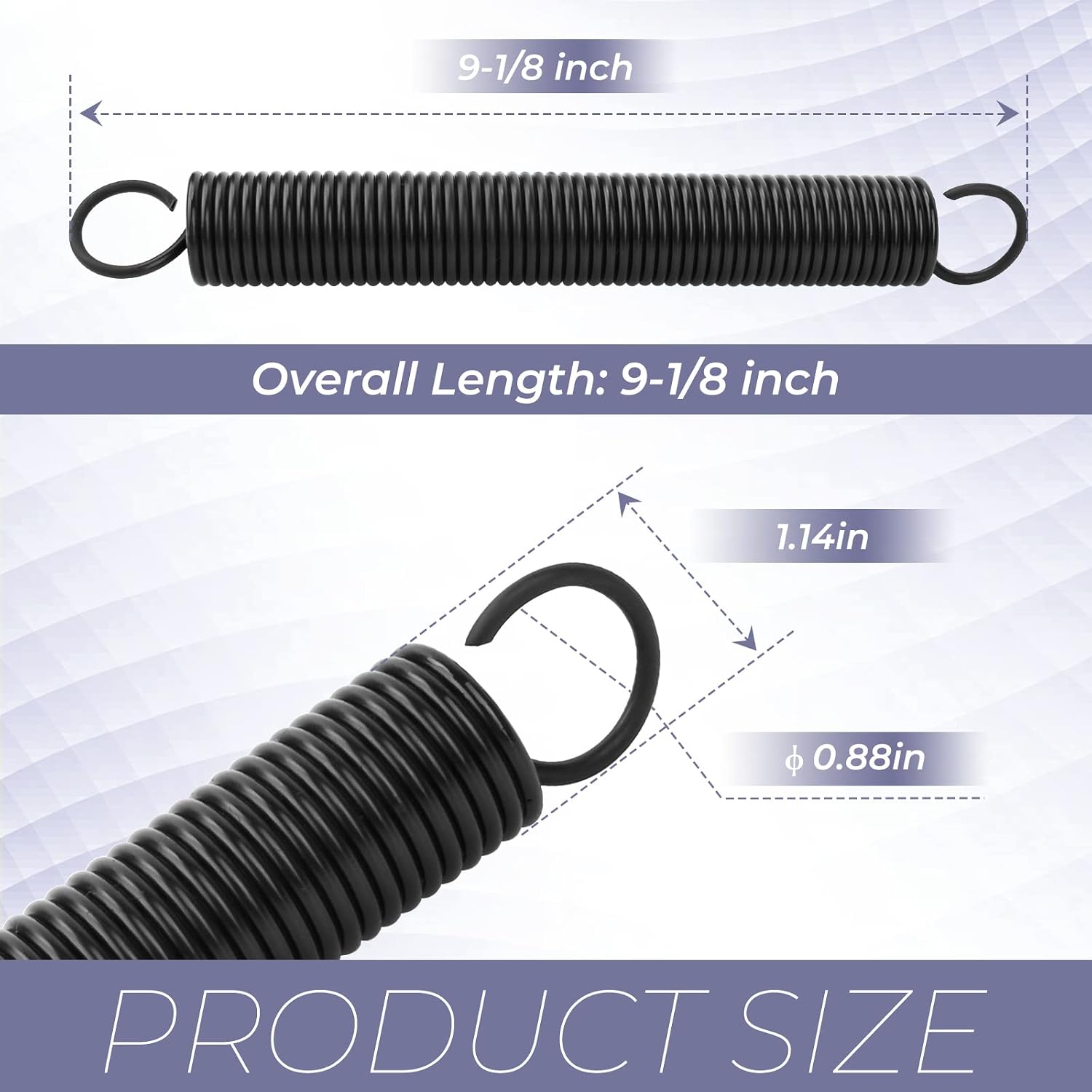 56-1 Attic Ladder Spring Fit for Werner Attic Ladder, 1 Pair | Heavy-Duty Pull Down Attic Stair Parts Fits Attic Ladder Model W2208, W2210, W2508, W2510, WH2208, WH2210, WH2508, WH2510