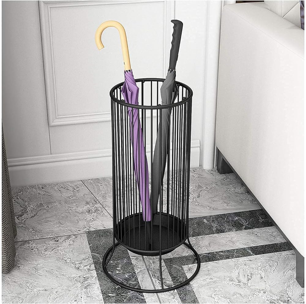 Porte-parapluies compact en métal pour garder votre entrée de maison sèche