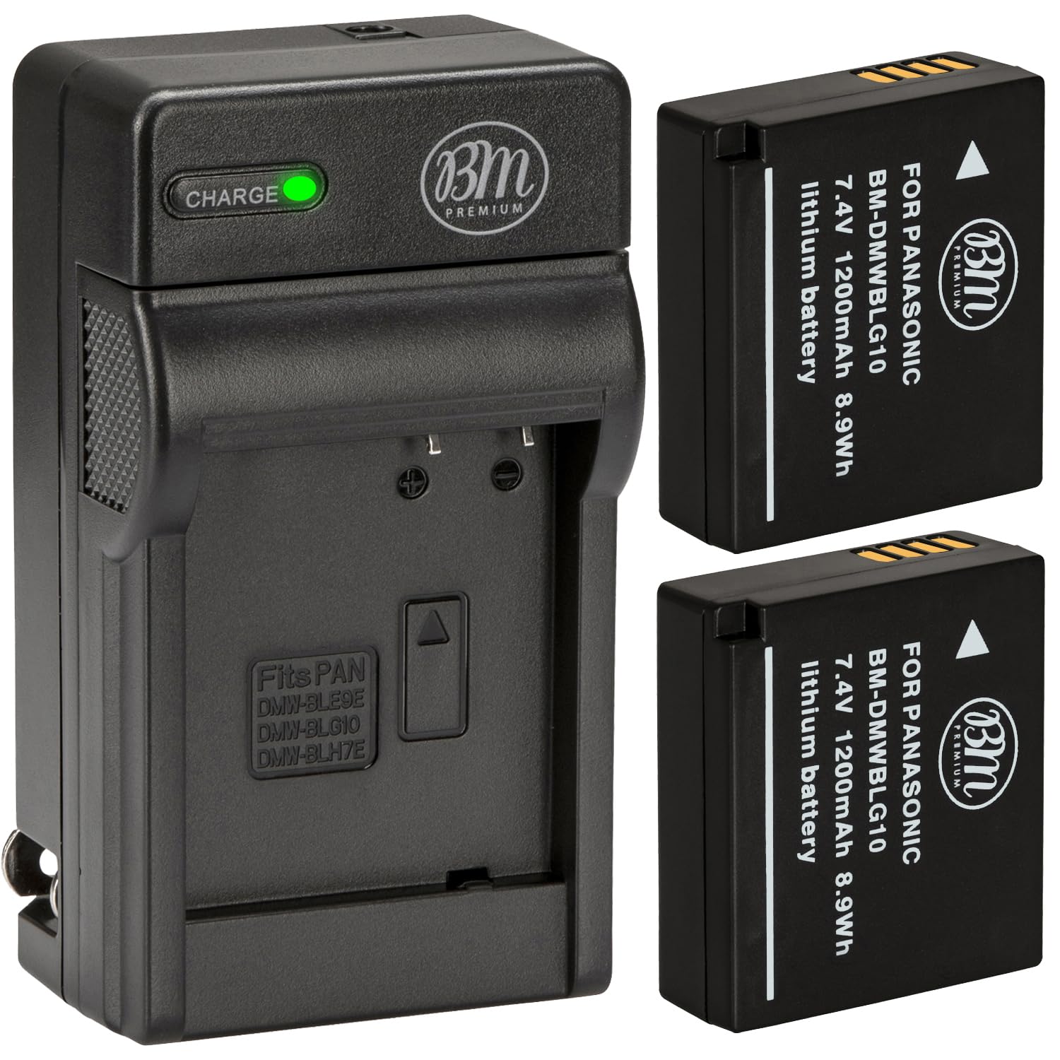 Amazon.com : BM 2 DMW-BLG10 Batteries and Charger for Panasonic