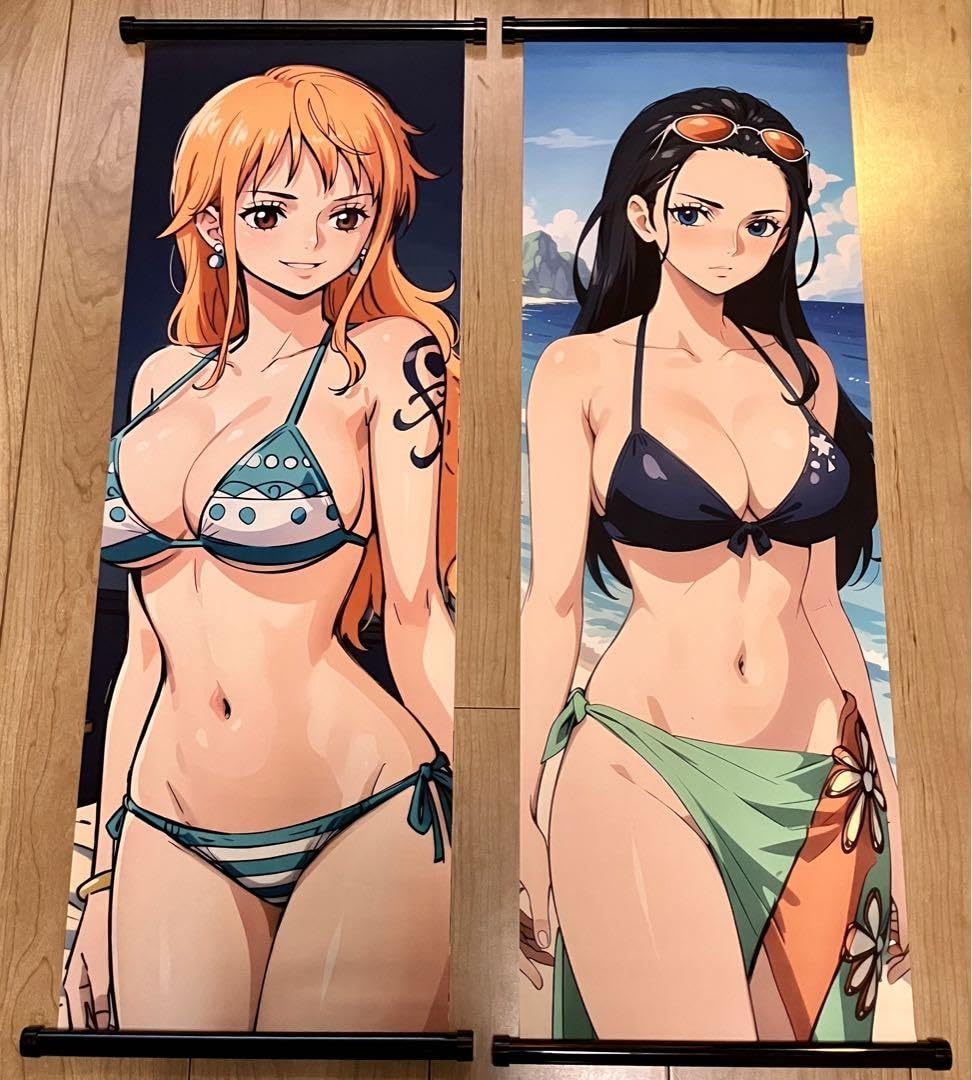 Amazon.co.jp: ONEPIECE ワンピース ナミ ロビン タペストリー : おもちゃ