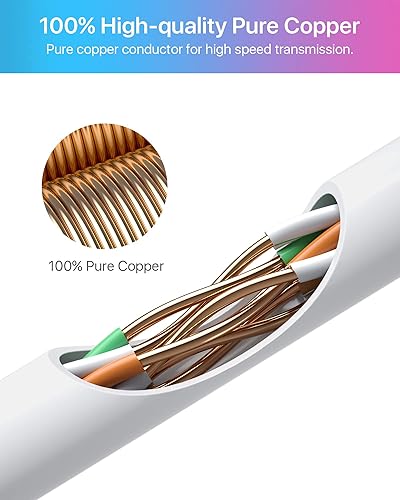 Miniatura 5 de ZOSI ZG2615P Cámara IP PoE de 5MP con visión nocturna y cable Ethernet RJ45 de 100 pies, solo funciona PoE NVR (Modelo ZR16DK, ZR08EN, ZR08DN,