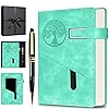 Fanery Sue 4-Pack A5 Lined Notebooks - Tree Of Life Design, 200 Pages Each