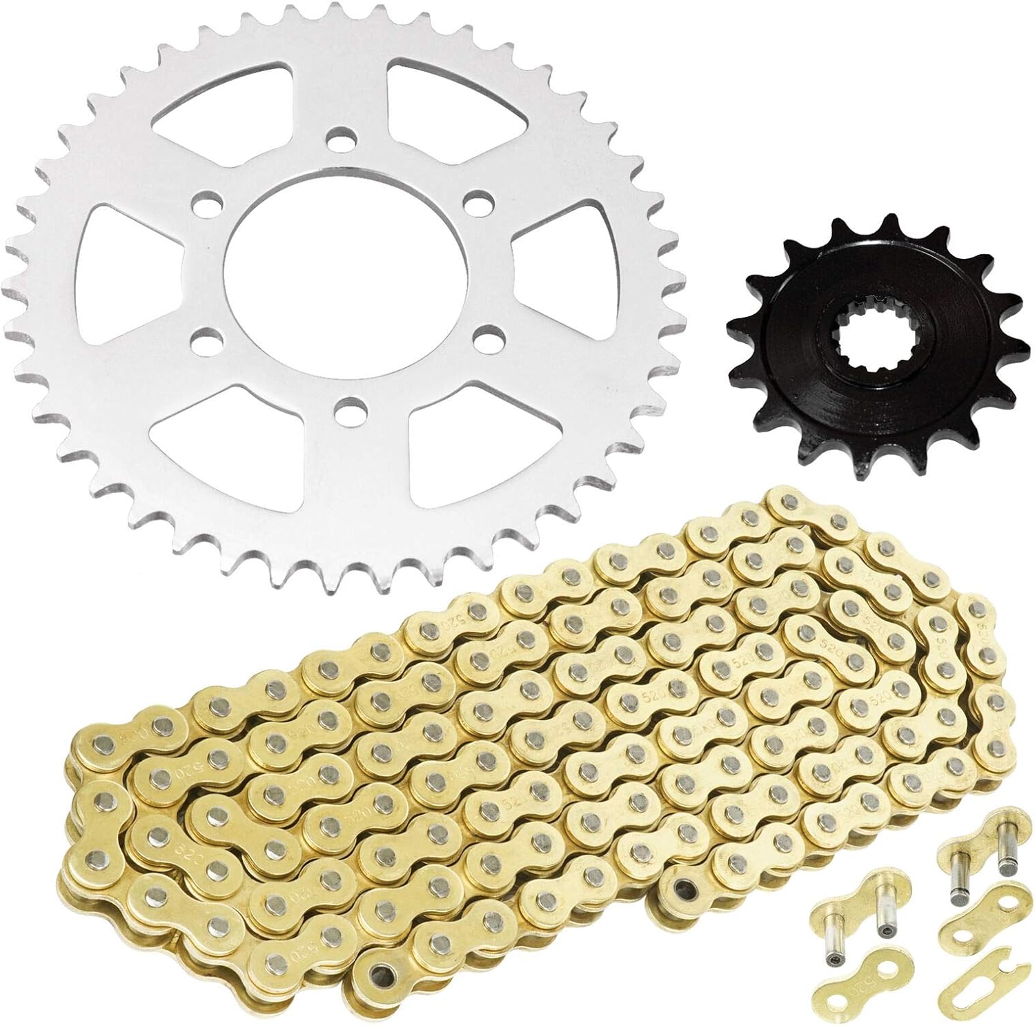 Caltric Drive Chain & Sprockets Kit Compatible with