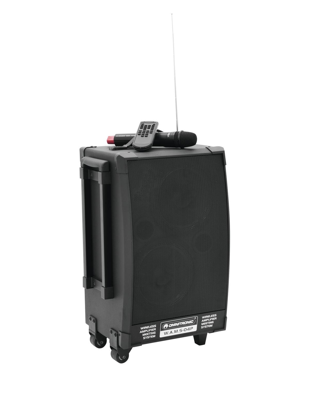 Sonorisation portable OMNITRONIC WAMS-04P enceinte autonome avec micro HF