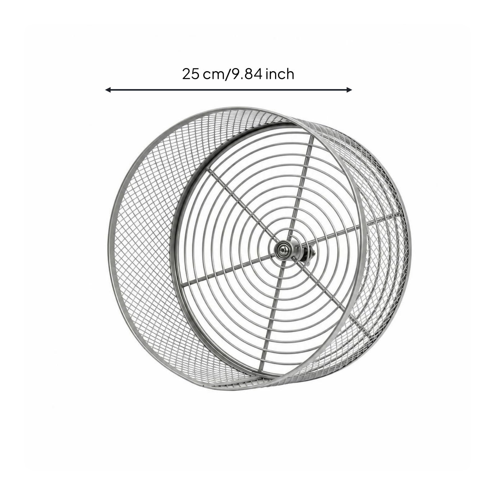 Roue avec Coupe-Griffes Non Traité, Color to 1, 25 Cm | Écologique, Naturel, Roue pour Rongeur, Cage, cage, Hamsters