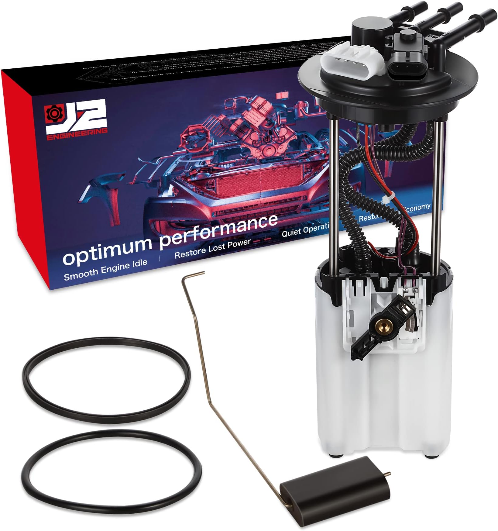 J2 Engineering J2-FPM-0111 電動燃料ポンプアセンブリモジュール 2004-2005 コロラド/キャニオン 2.8L 3.5Lに対応