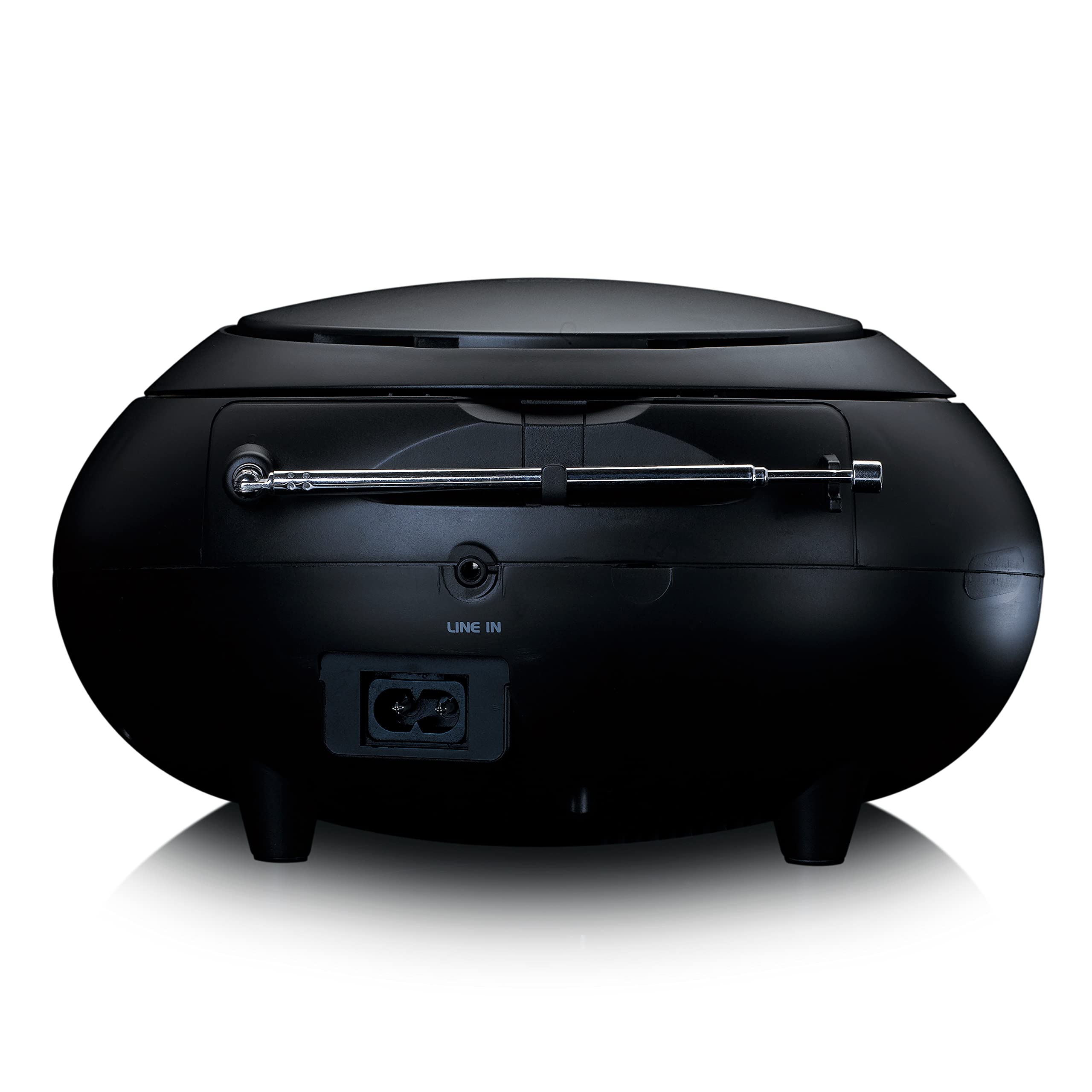 Lenco SCD-341 tragbares CD-Radio -CD-Player - DAB+ Radio - Bluetooth - Sender und Titelspeicher - Uhr - Stereo Lautsprecher - schwarz