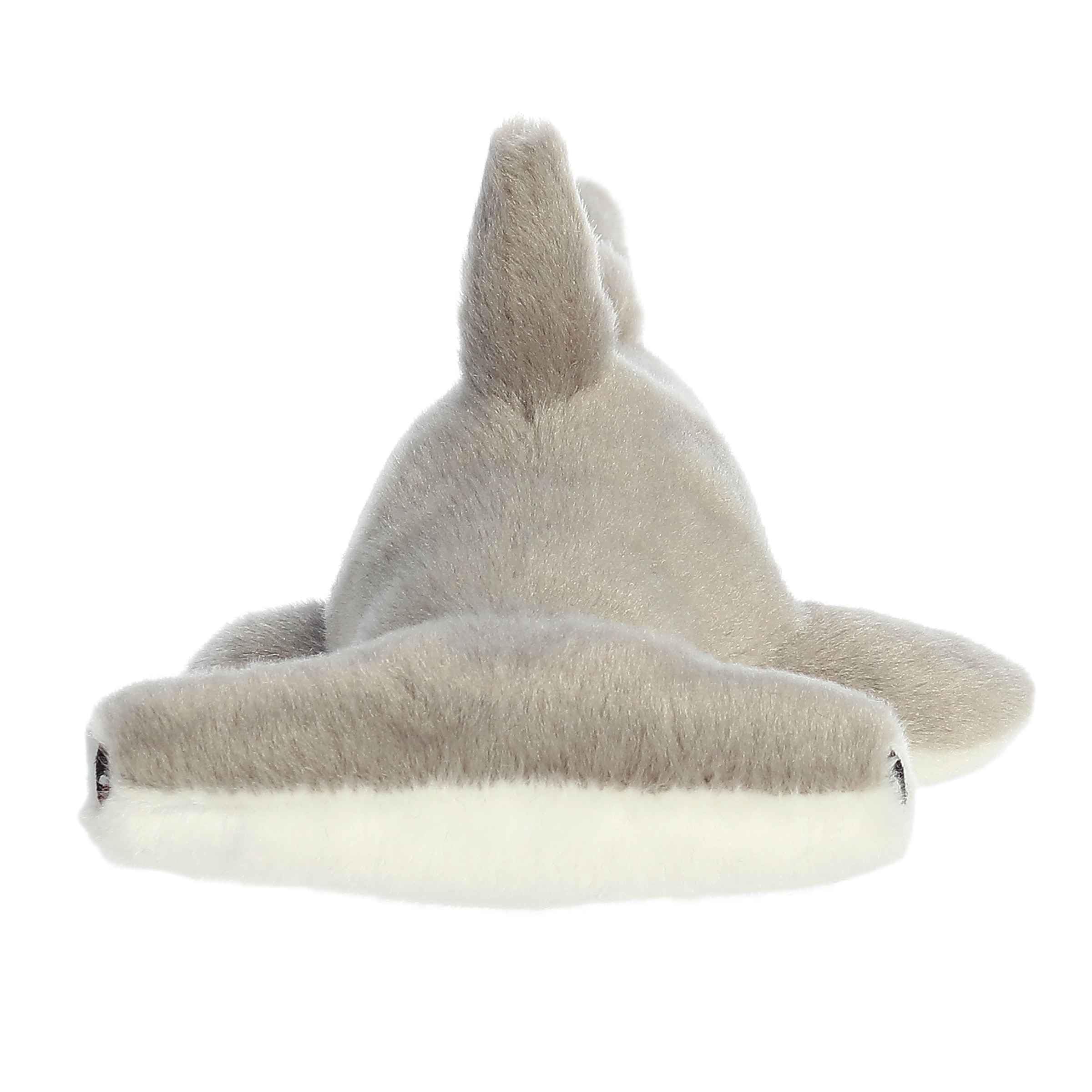 Aurora(r) Responsibly Made Eco Nation(tm) Eco Softies(tm) Hammerhead Shark Stuffed Animal - Ideal for Playtime Adventures - Perfect for Birthdays or Just Because - Gray 8 Inches - Image 2