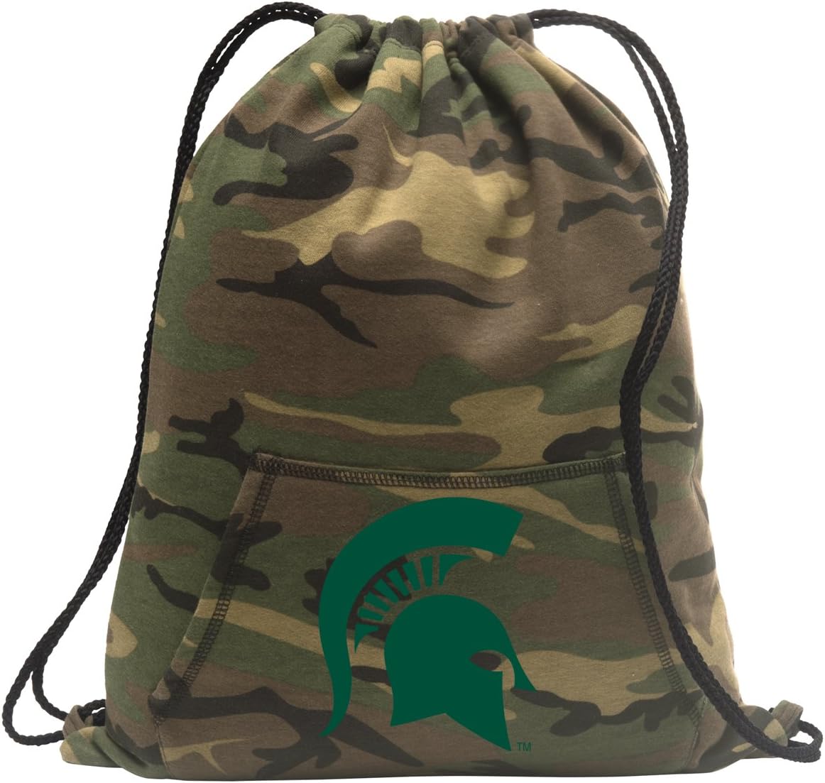 Broad Bay Camo Michigan State Cinch Bag COOL Hoody Cinch Backpack