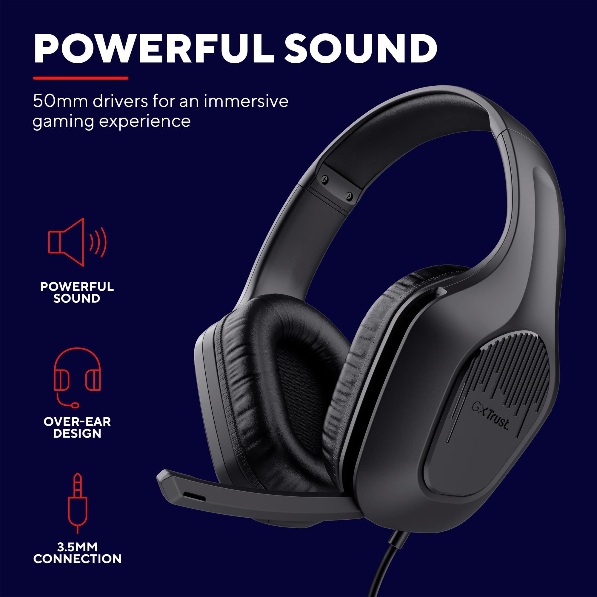 Trust Gaming GXT 792 Quadrox Kit 4-in-1 Mouse e Tastiera Gaming, Layout Italiano QWERTY, Cuffie con Microfono Leggere Jack Audio 3.5 mm, Tappetino, Bundle Pacchetto Gamer RGB per PC, Laptop - Nero