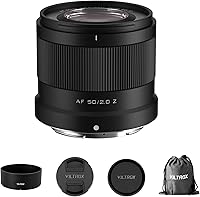 Viltrox 50mm f/2 Z Mount Lens for Nikon Z Cameras - Lightweight Autofocus Prime for Portraits & Street Photography