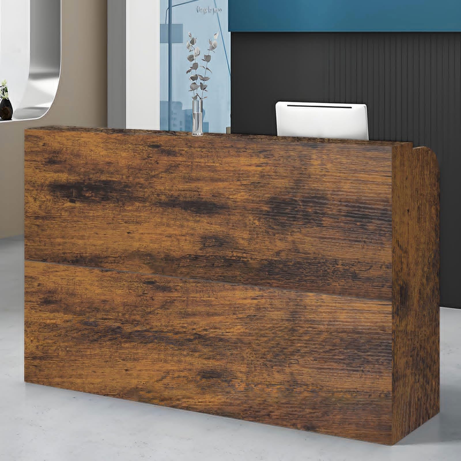 メーカー不明 受付カウンター 受付台 レジカウンター カウンターテーブル Amazon｜レジカウンター 受付カウンター 木 カウンターテーブル 受付台