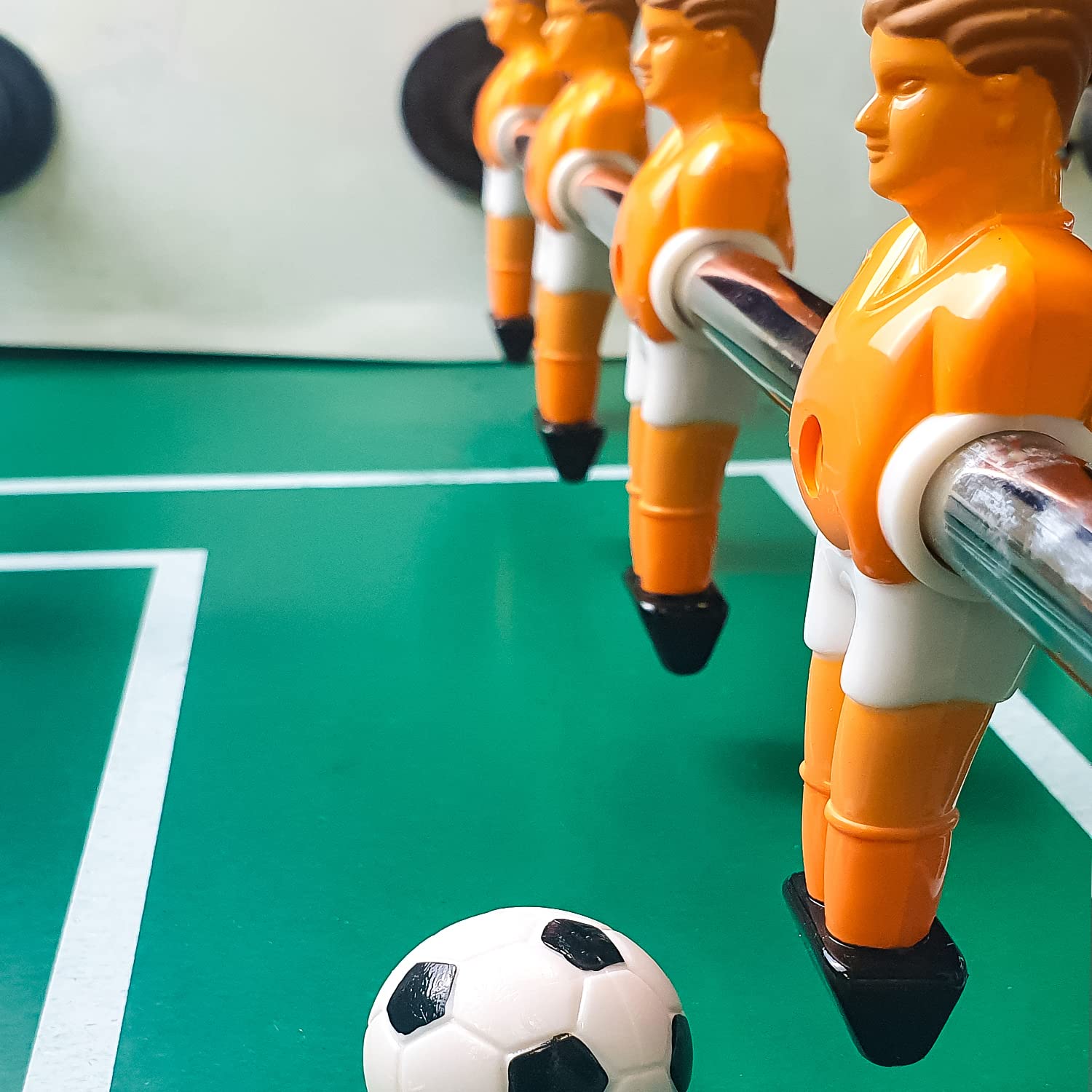 eyepower 11 Football Table Figures 13mm, Netherlands Orange White, Table Foosball Kicker Figures - Image 3