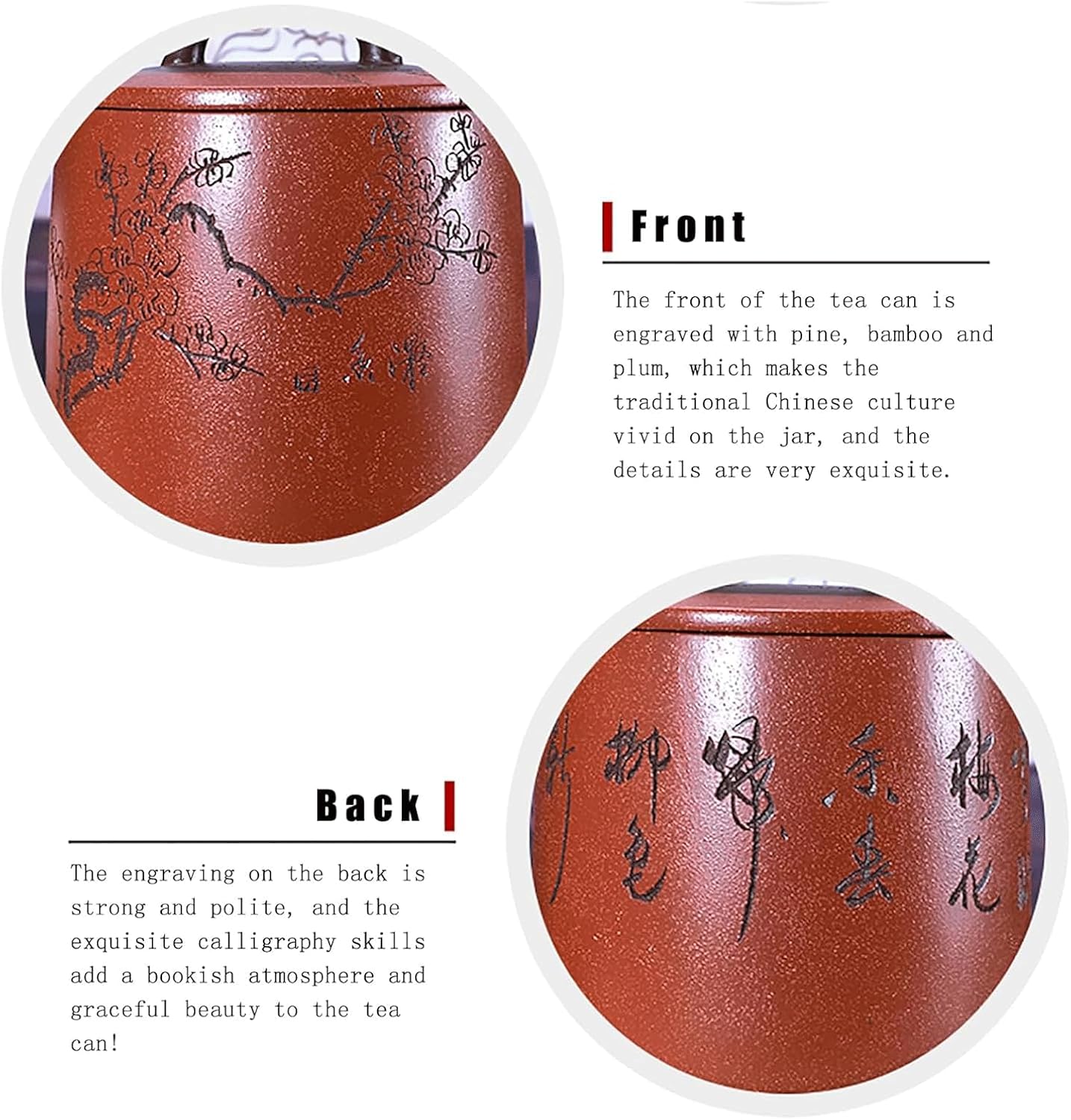 Ceramic Rice Storage Container with Lid, Kitchen Sealed Grain Dispenser Household Cylinder Rice Bucket Food Storage Barrel