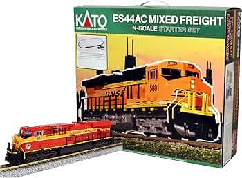Amazon.com: Kato USA Inc. N GE ES44C4 GevoMixed Freight Set