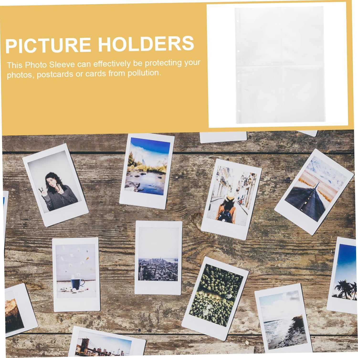 Practical Photo Pages for A4 Card Book 60pcs Photo Album Replacement Pages Album Binders Holders Modern Design