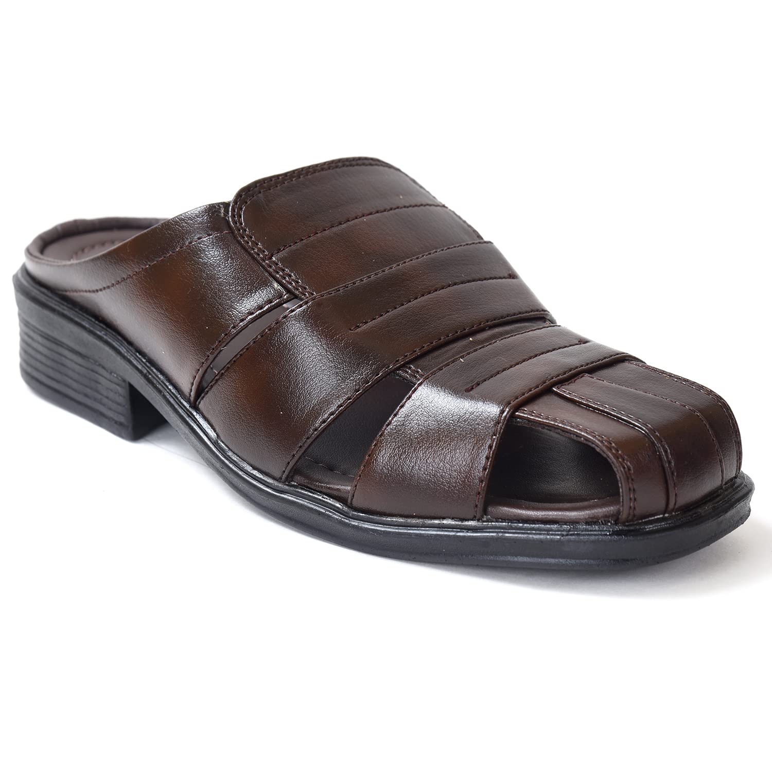 Men Brown Flats Sandal-image-41