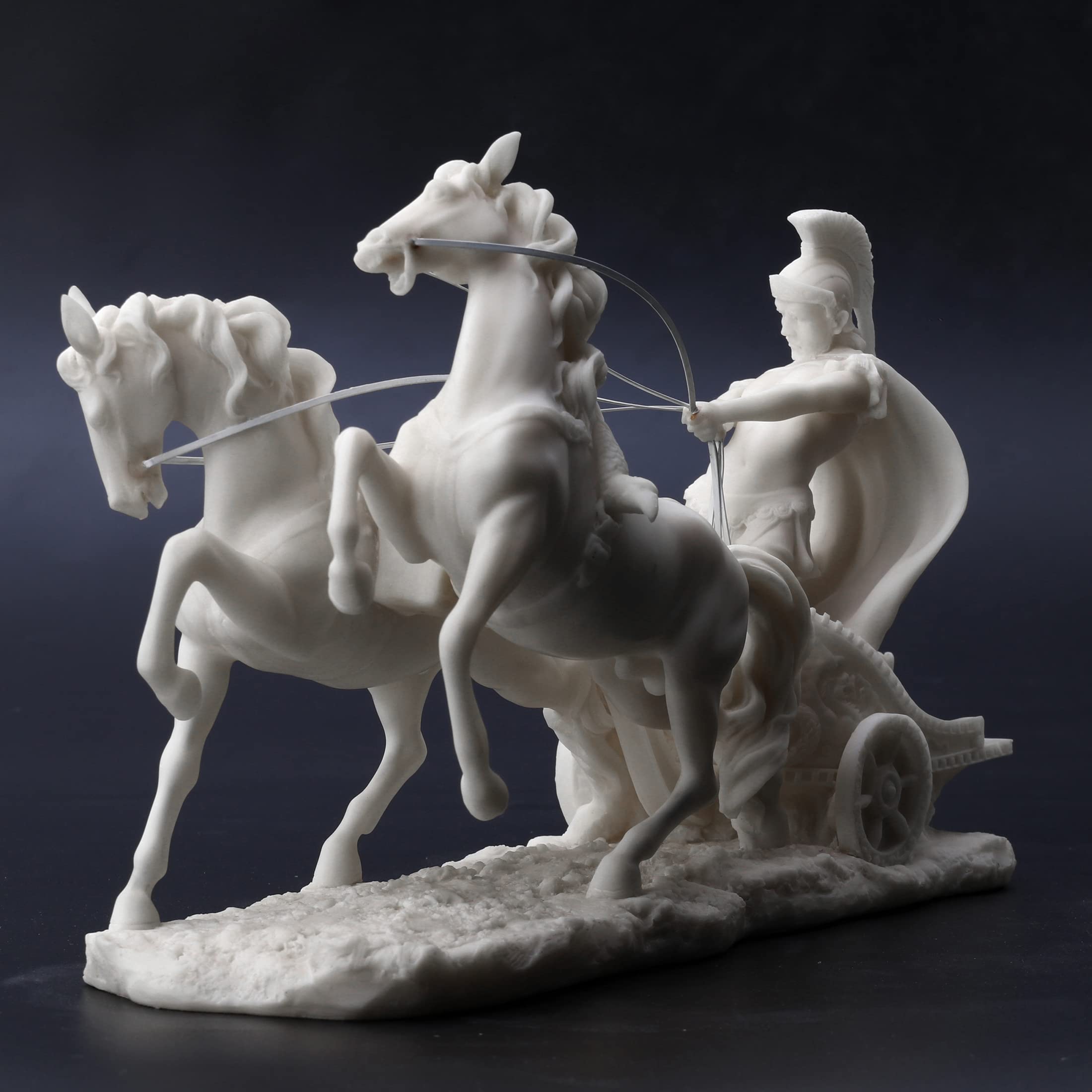彫刻・オブジェ Roman chariot Amazon.com: Veronese Design 10 1/4 Inch Roman Centurion on Two