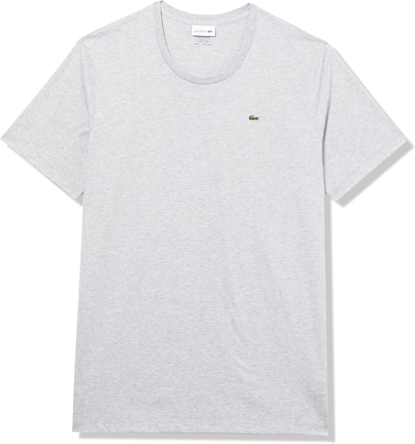 Lacoste Men's Tall Fit V-Neck Short Sleeve Regular Fit Pima Cotton T-Shirt