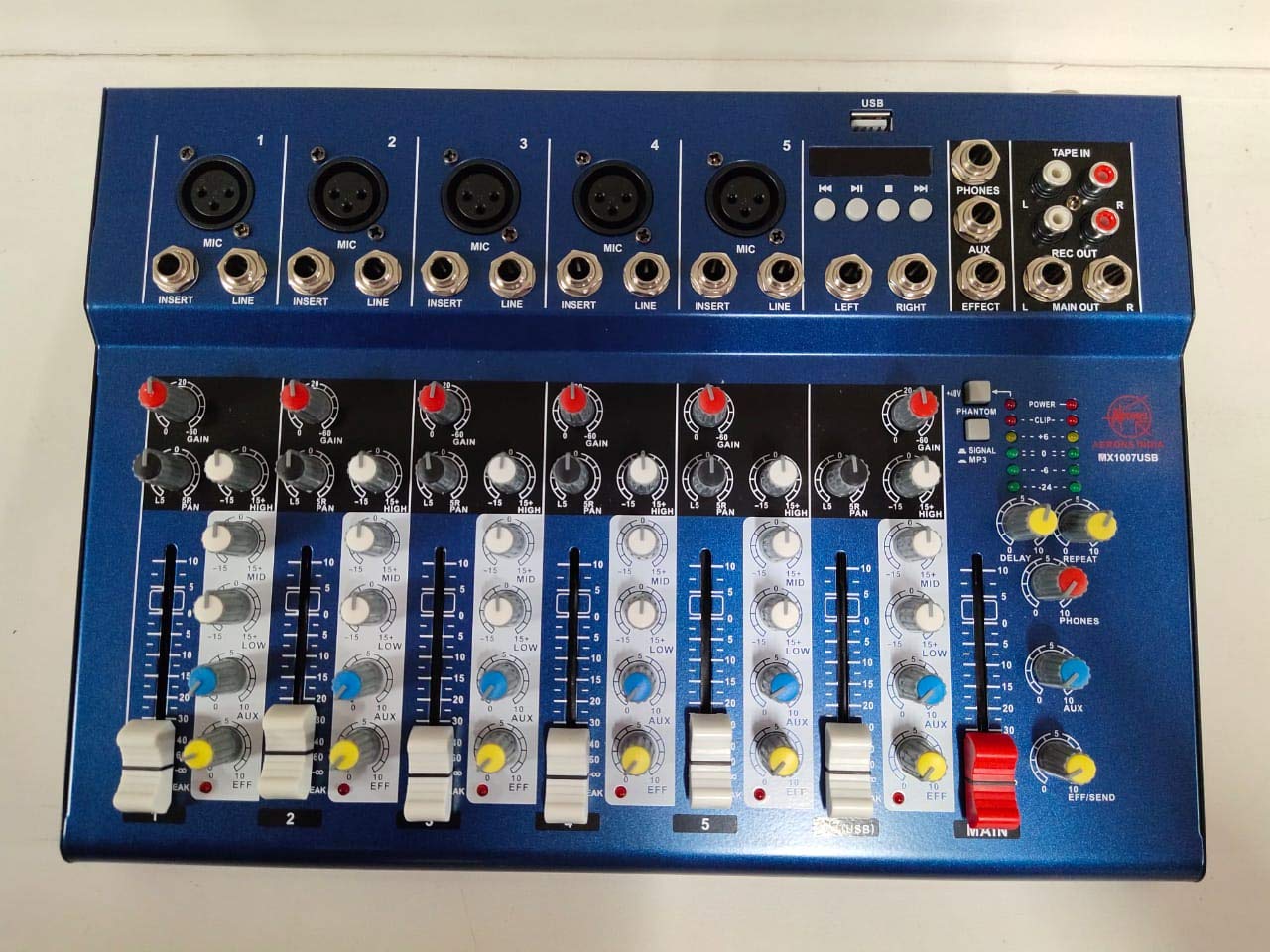 Aerons Sound Mixer MX 1007 USB Amazon.in Musical Instruments