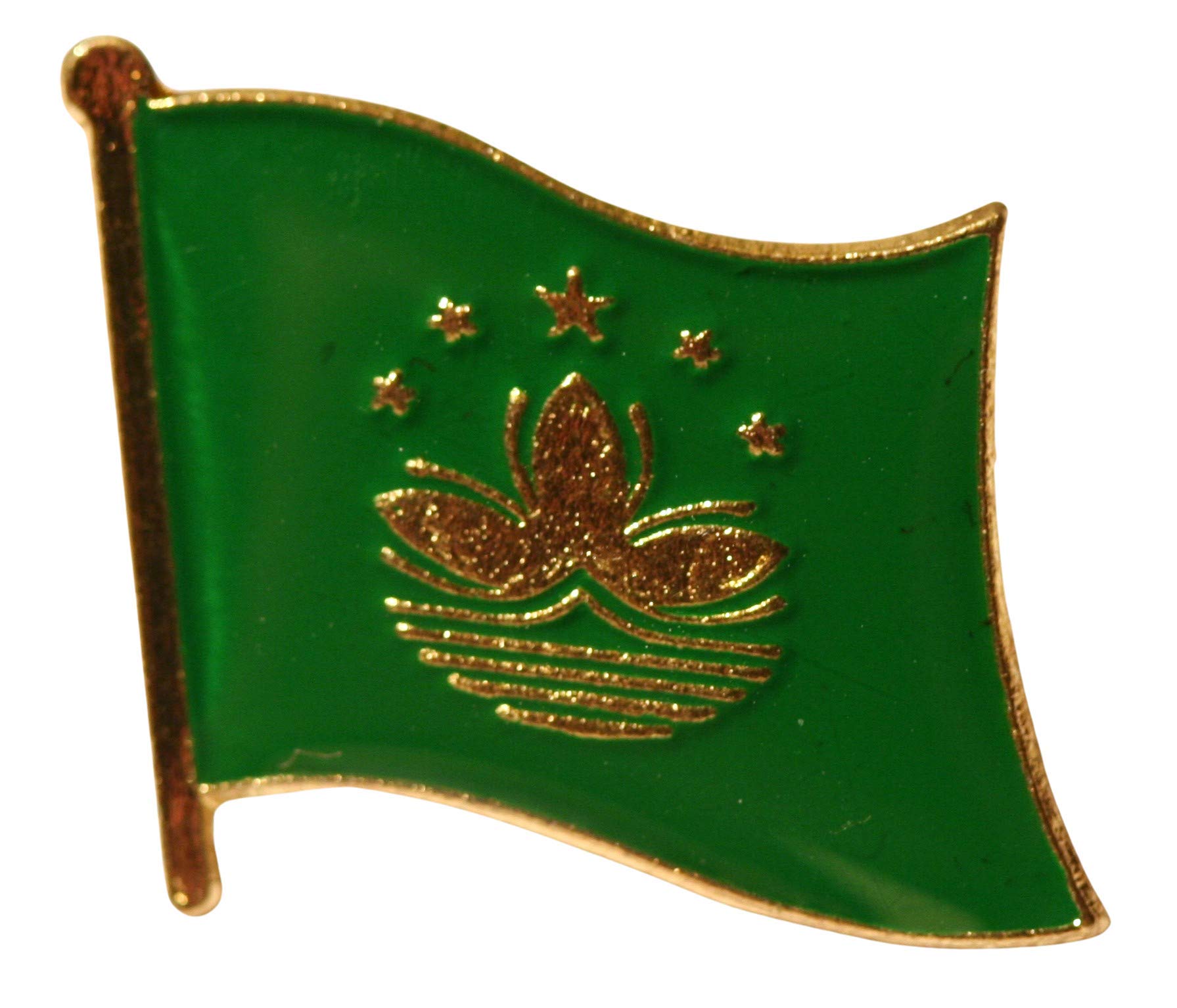 Buxton's Badges Multiple Macau Flag Pin Badge
