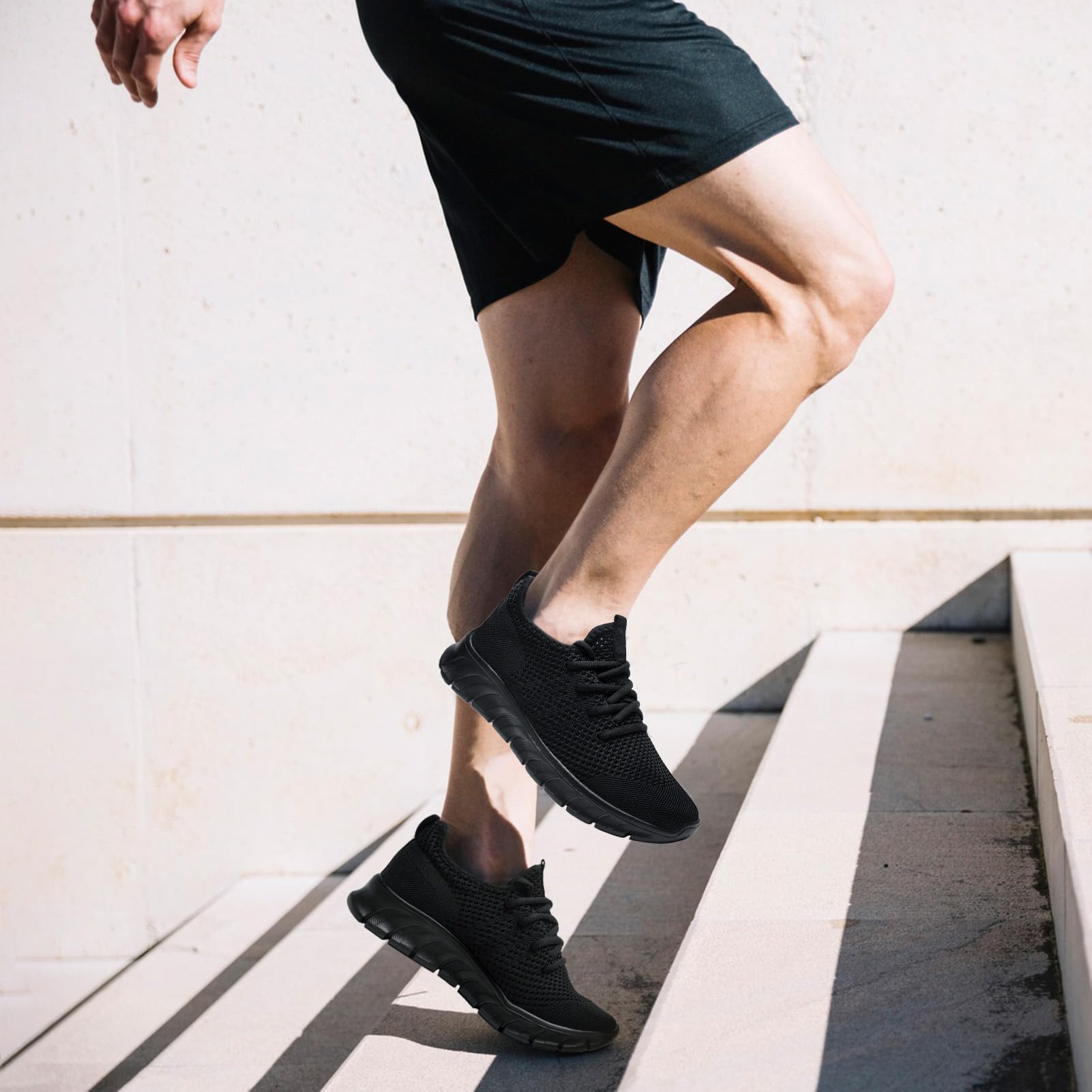 Mens Running Shoes Slip On Tennis Walking Sneakers Workout Athletic Lightweight Casual Sport Shoes