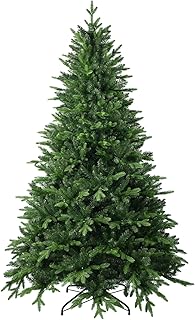 Treepool 4FT Artificial Christmas Tree with 668 PE&PVC Mixed Branch Tips, Unlit Hinged Premium Spruce Fake Xmas Trees, Gre...