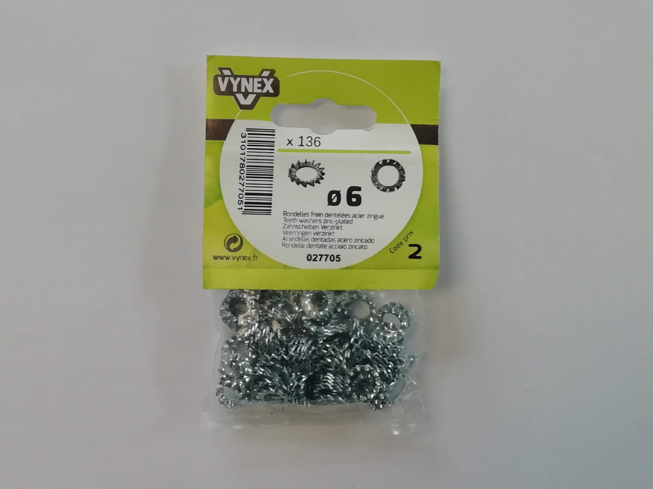 VYNEX 3101780277051 Fan Washer D.6 mm CP:2, Grey, One Size - Image 3
