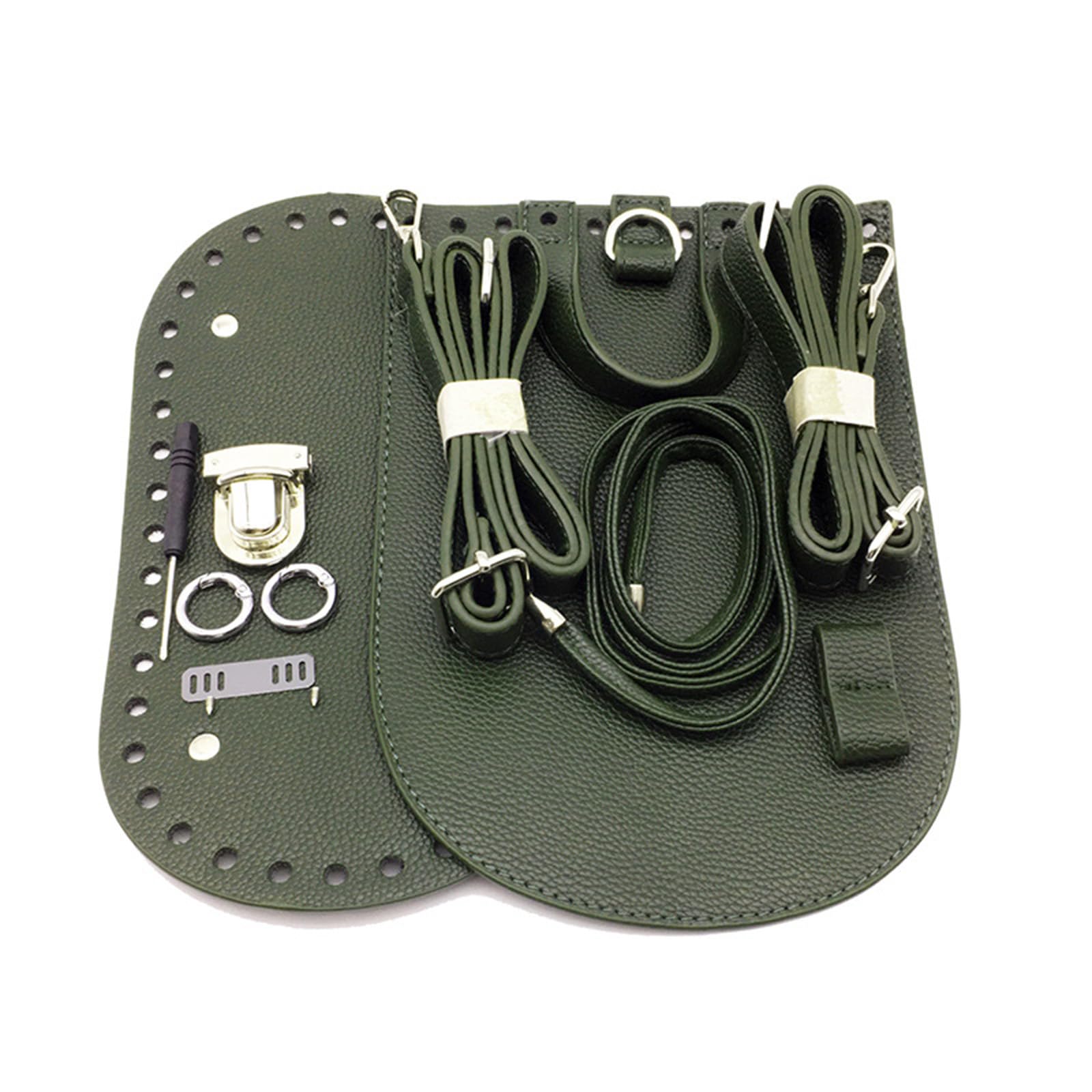 HDOYTXXM PU Leather Backpack Making Kits Bag Accessories Knitting Crochet Set for Pu Leather Backpack Kits