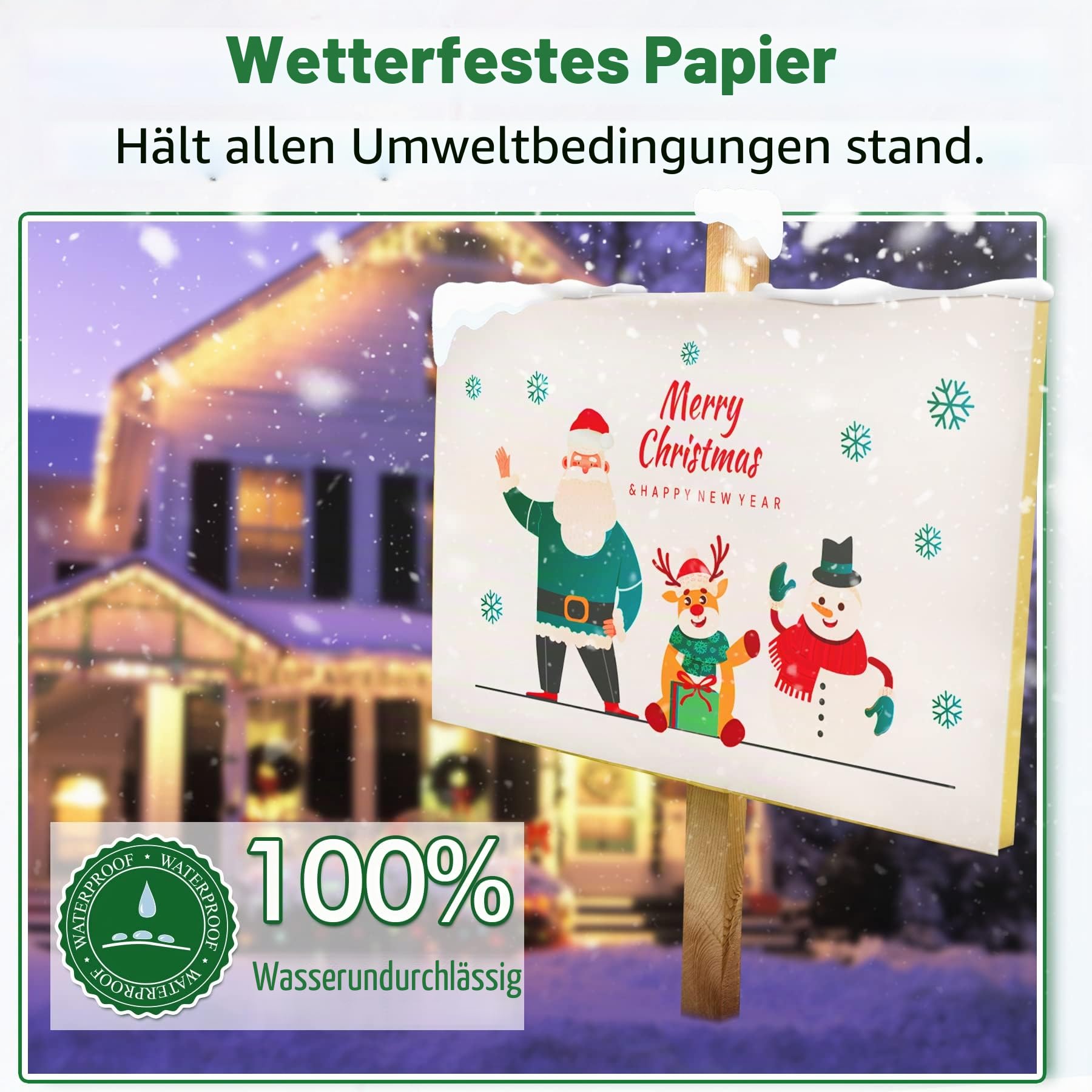 Koala Wasserfestes Papier, doppelseitig bedruckbar, weiße Folie für