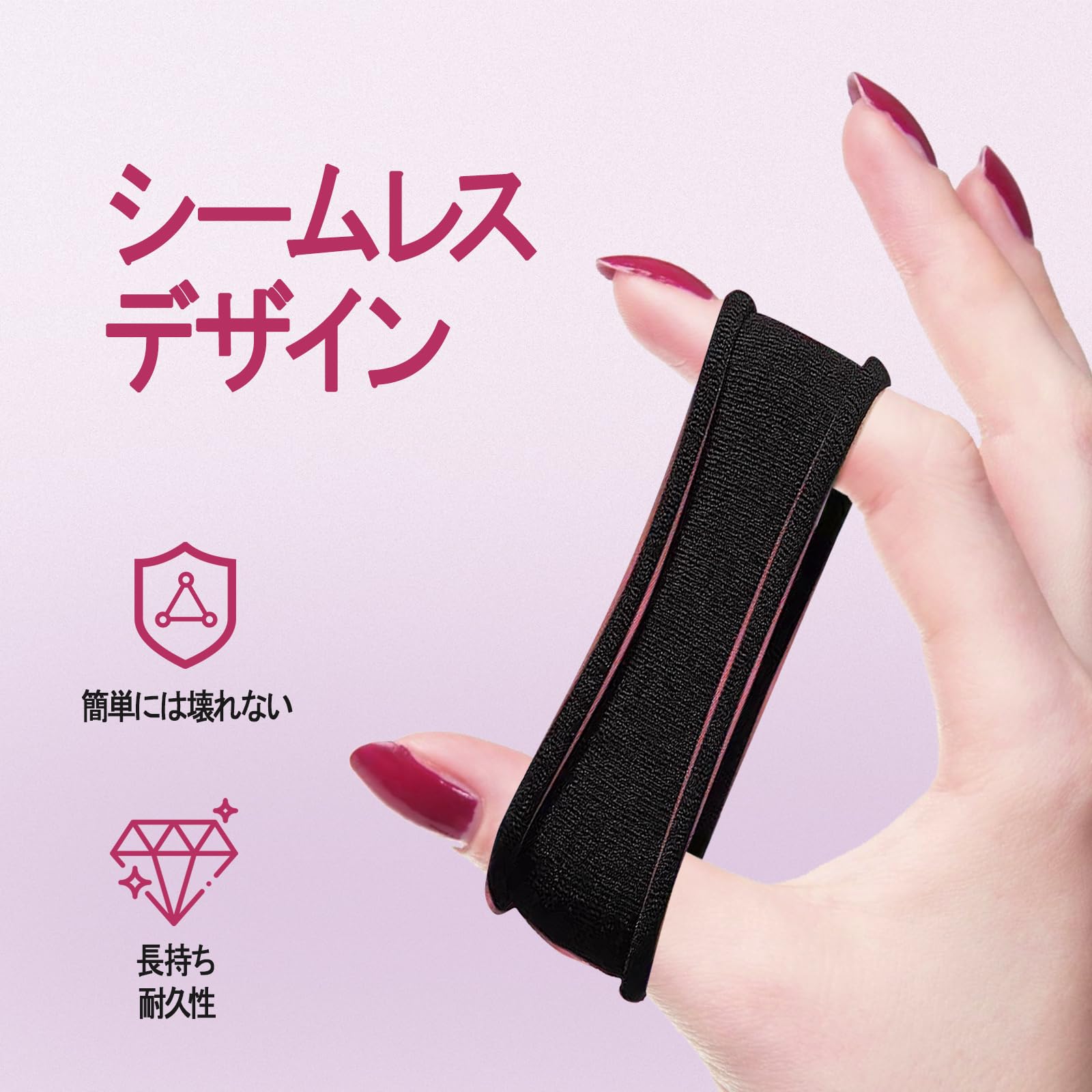 Amazon | YISCOKO 50個女性用ヘアゴム 黒、髪ゴム 黒、太い髪用ヘア