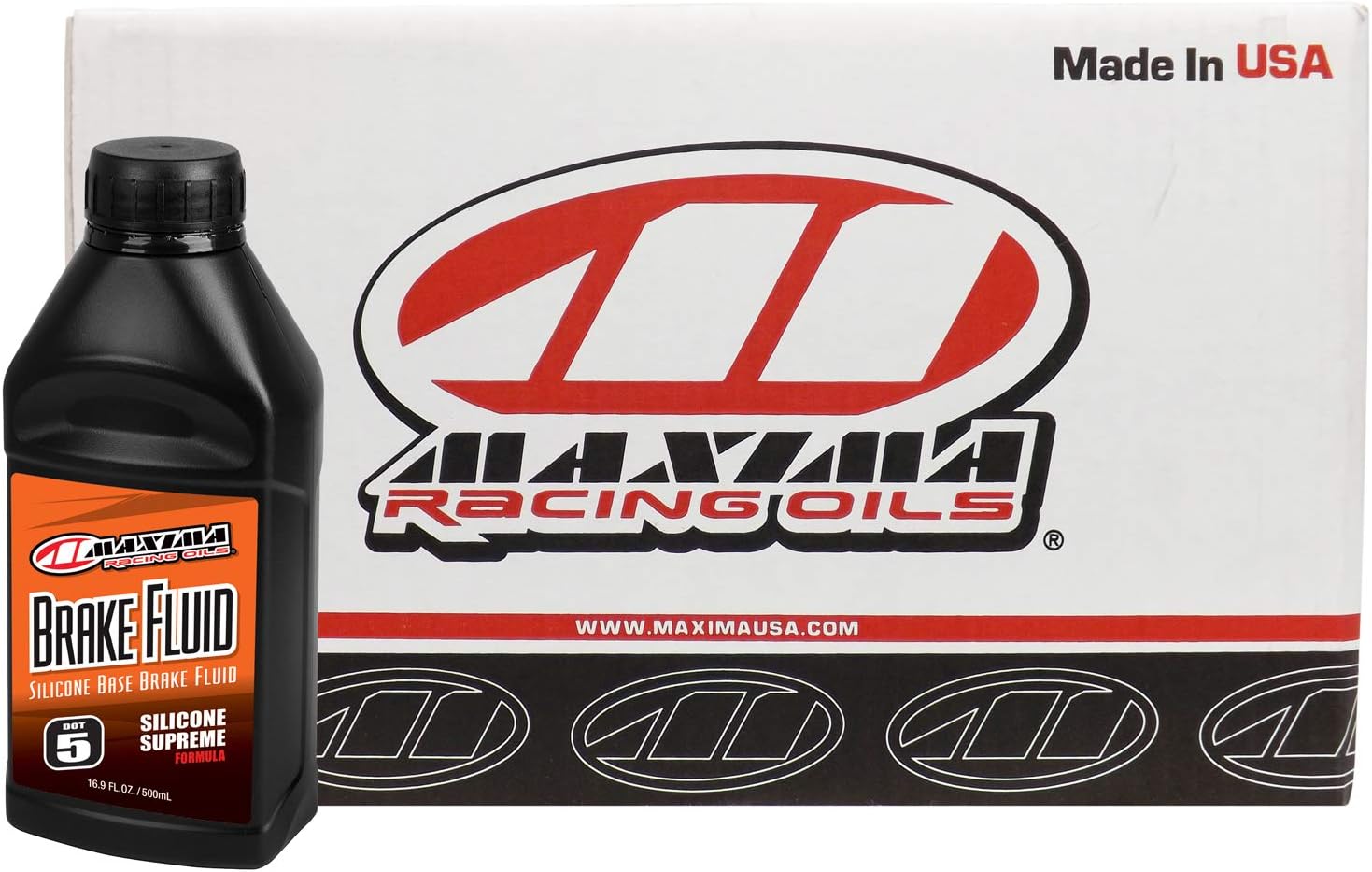 Amazon.co.jp Maxima Racing USA 808191624PK DOT 5 シリコンブレーキフルード 24パック