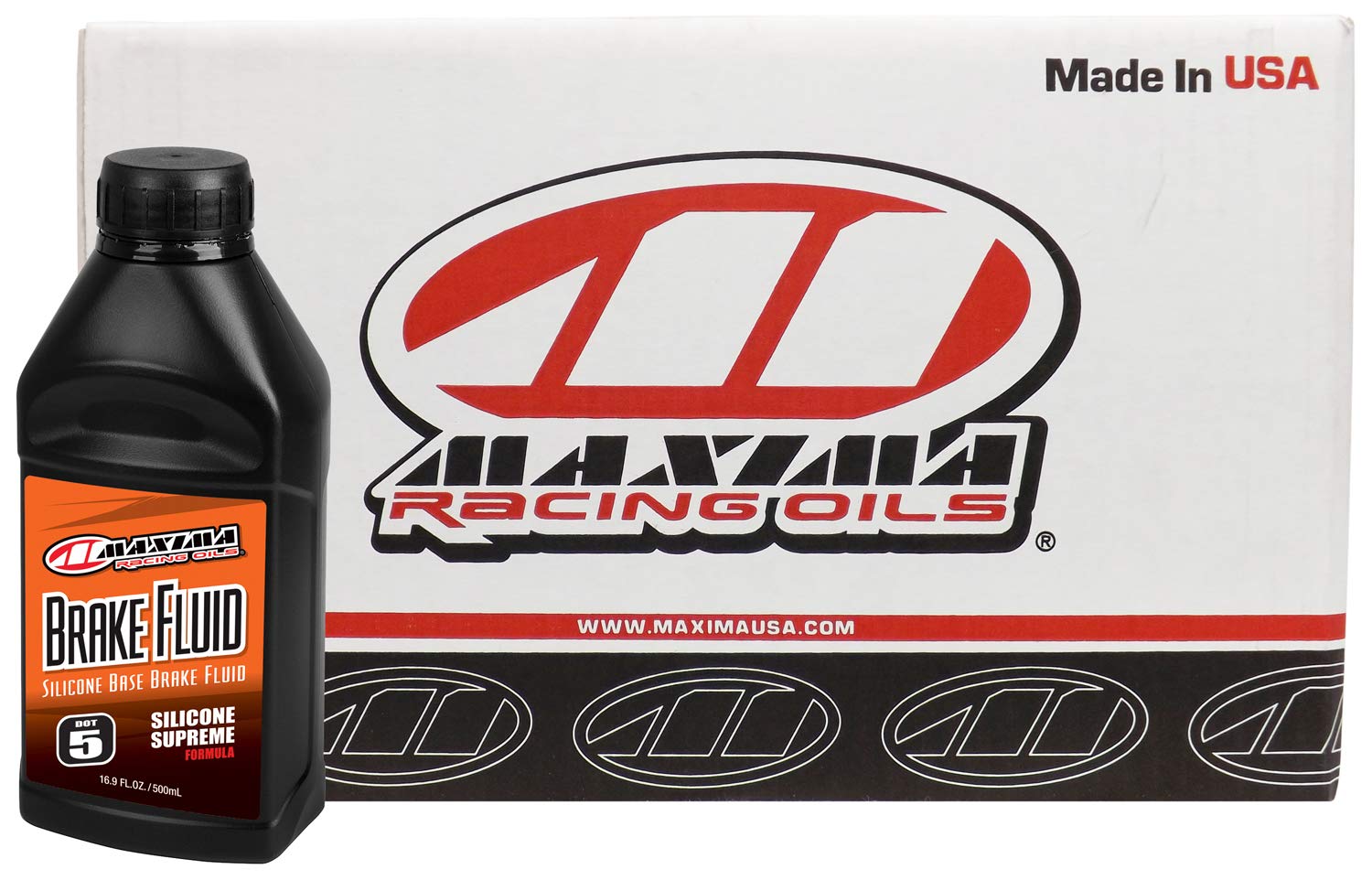 Maxima Racing USA 80-81916-24PK DOT 5 Silicone Brake Fluid, 24 Pack