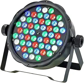 Refletor Canhão LED PAR SLIM 64 RGBW 54 Led DMX Profisisonal