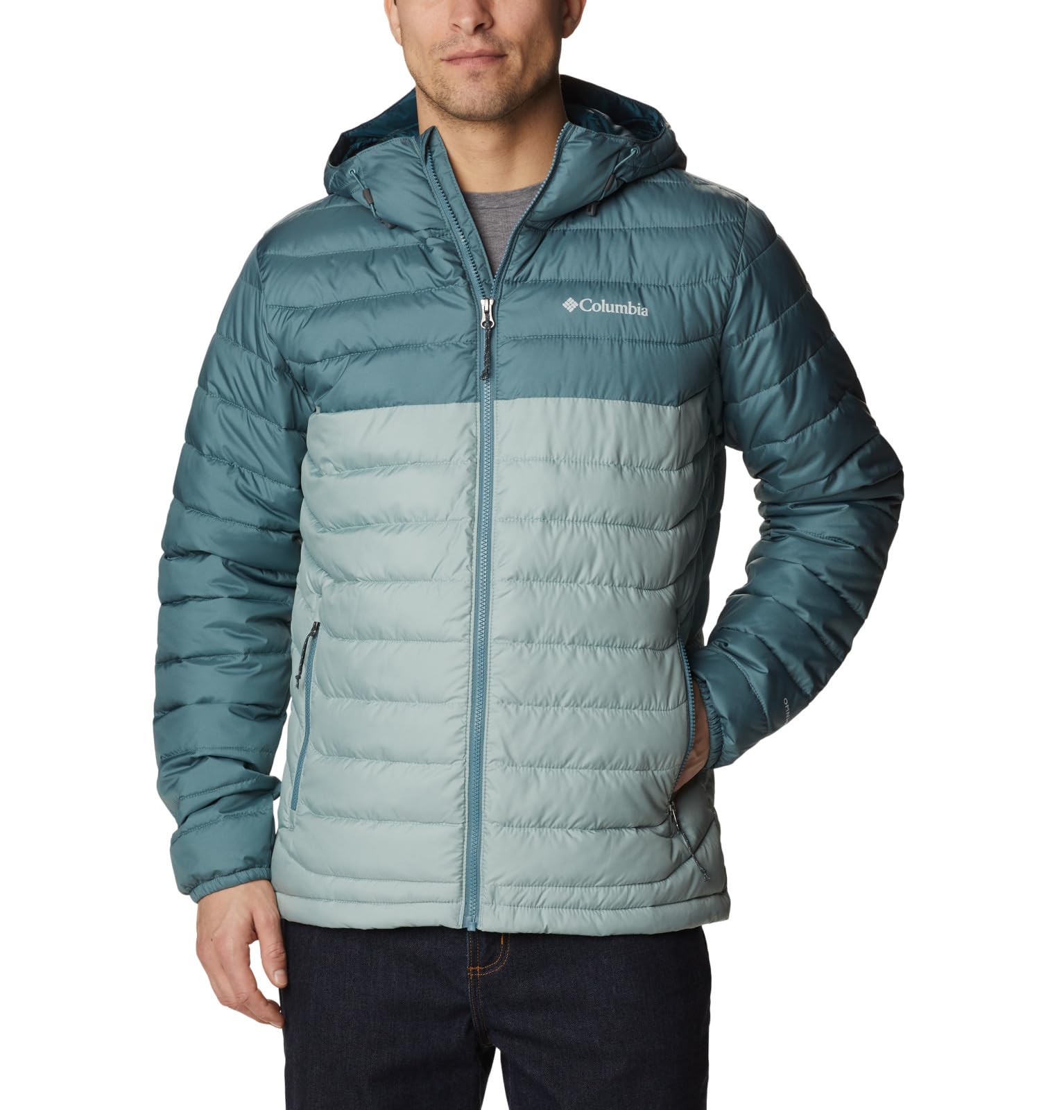 Columbia Powder Lite jas met capuchon heren bufferjack (1-Pack