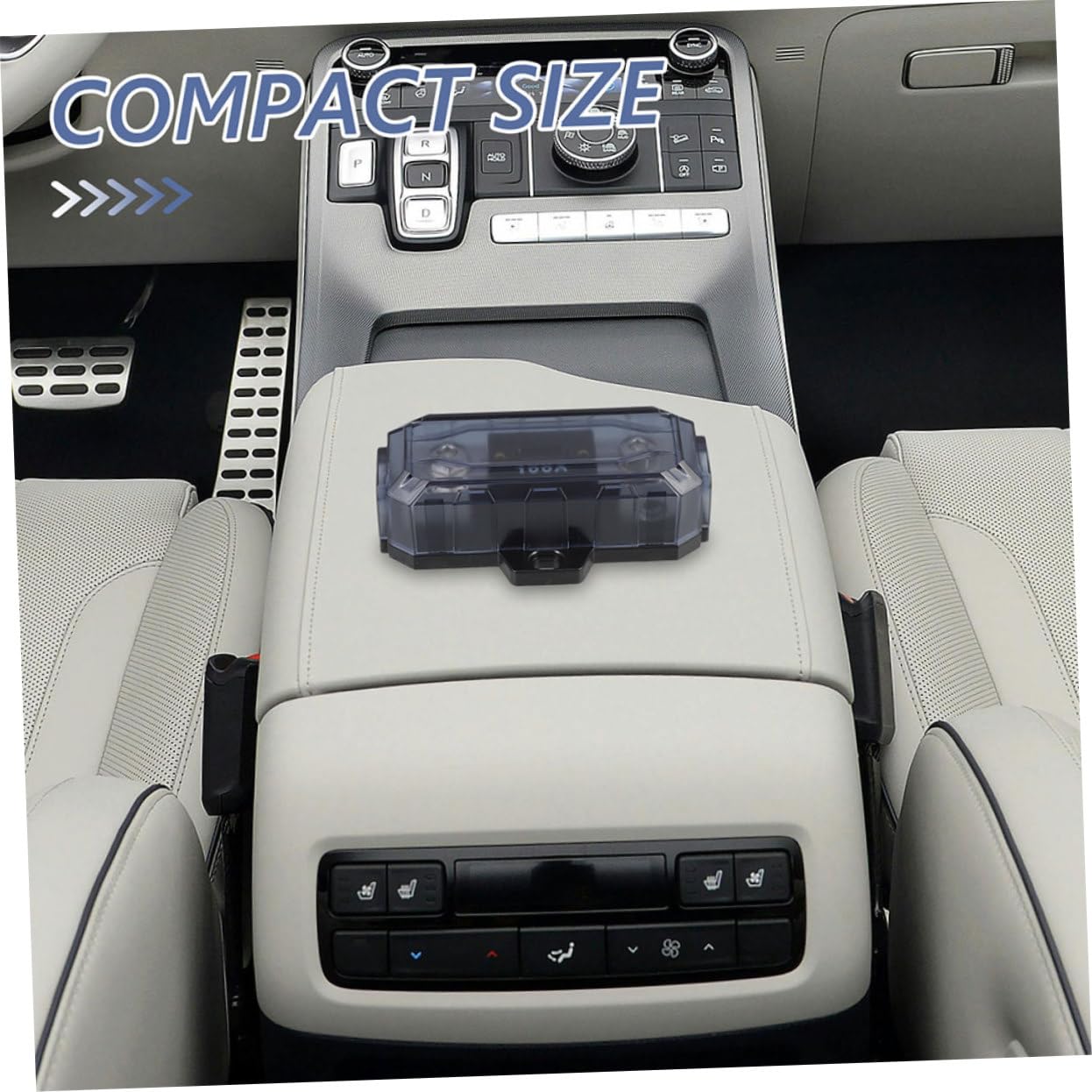 Portafusibili Anl 100a 2pezzi in Lega di Zinco per Impianto Audio Auto, Installazione Facile e Trasmissione Audio Migliorata per Amplificatori e Impianti Stereo