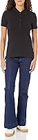 Vista 4 de Tienda Essentials Polo de manga corta para mujer (disponible en tallas grandes)