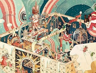 New York Puzzle Company - Victo Ngai Unboxing Christmas - 1000 Piece Jigsaw Puzzle
