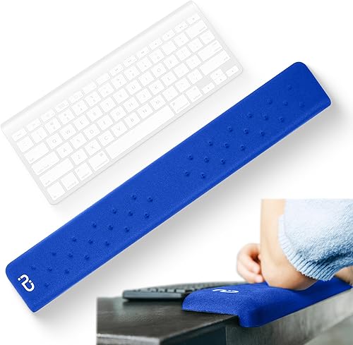 Miniatura 9 de EdgeRest PostureUp Reposabrazos en forma de L para escritorio largo, soporte de confort para codo, antebrazo y muñeca para borde de mesa
