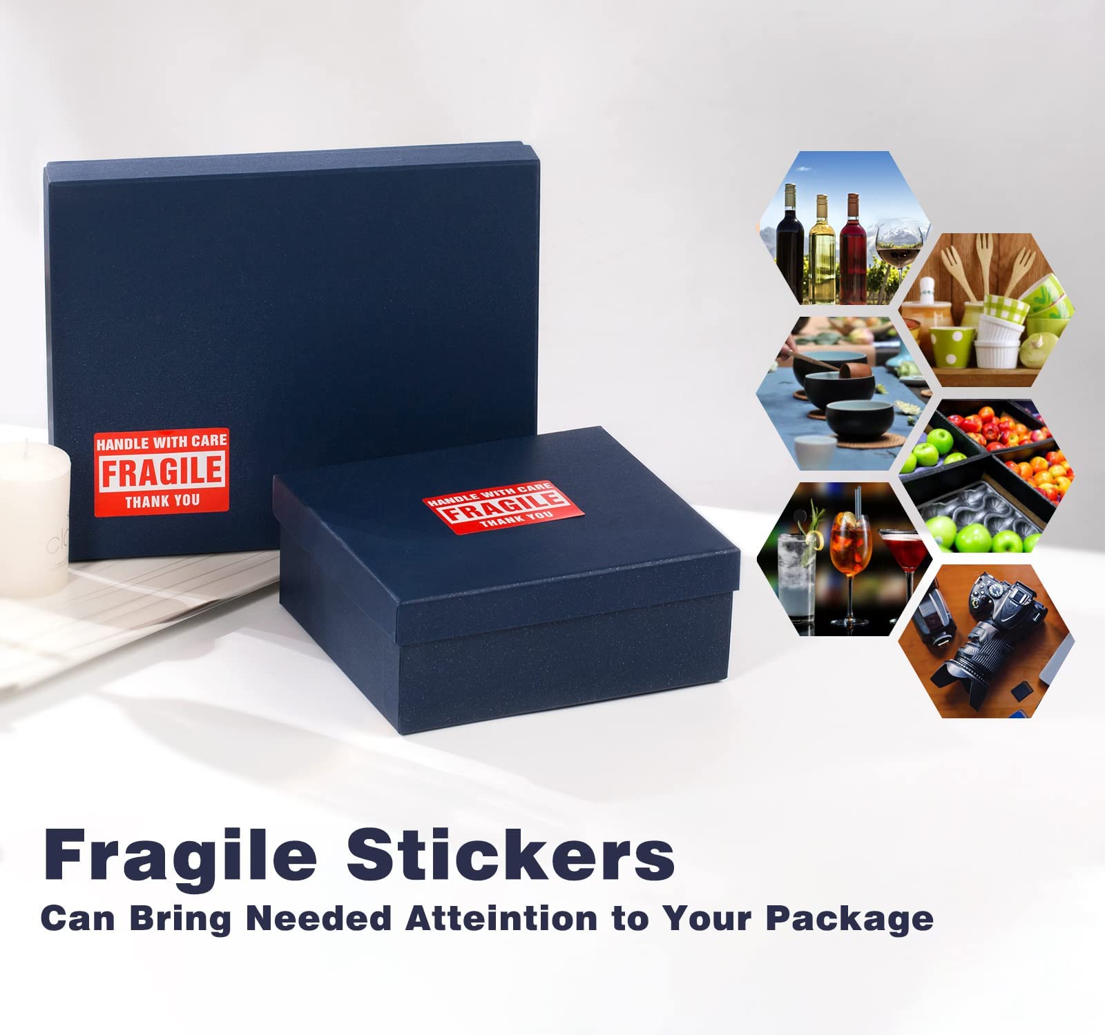 Snapklik.com : Fragile Stickers For Shipping 3 X 2 Inch For Moving ...